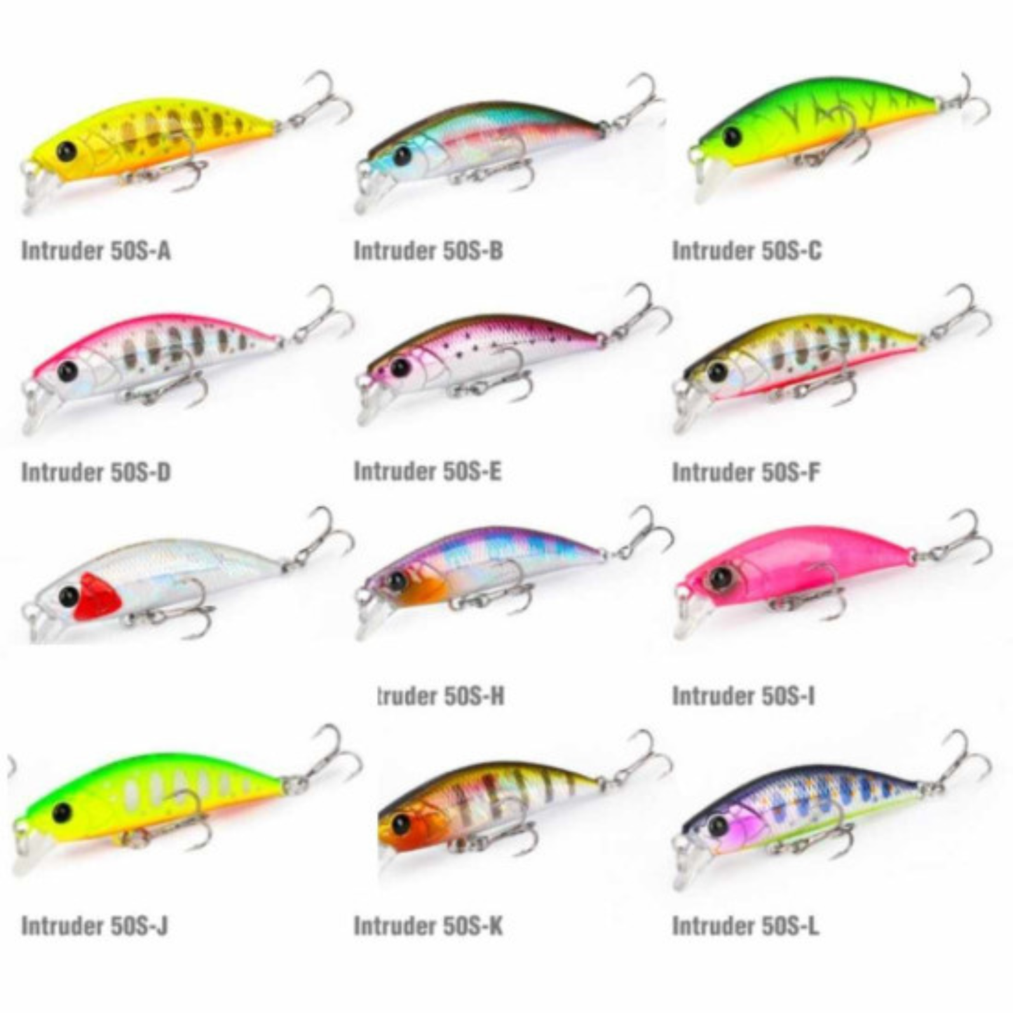 TSURINOYA INTRUDER 50S 5g Sinking Minnow