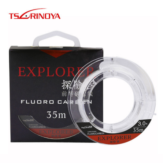 TSURINOYA EXPLORER 100% 35m High Strong Fluorocarbon Line