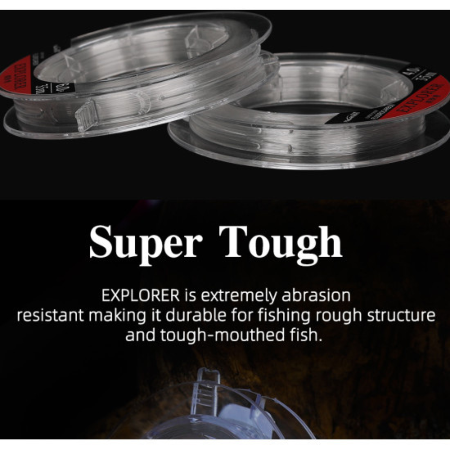 TSURINOYA EXPLORER 100% 35m High Strong Fluorocarbon Line