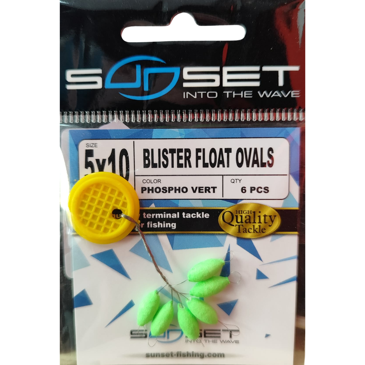 SUNSET Blister float ovals 5x10