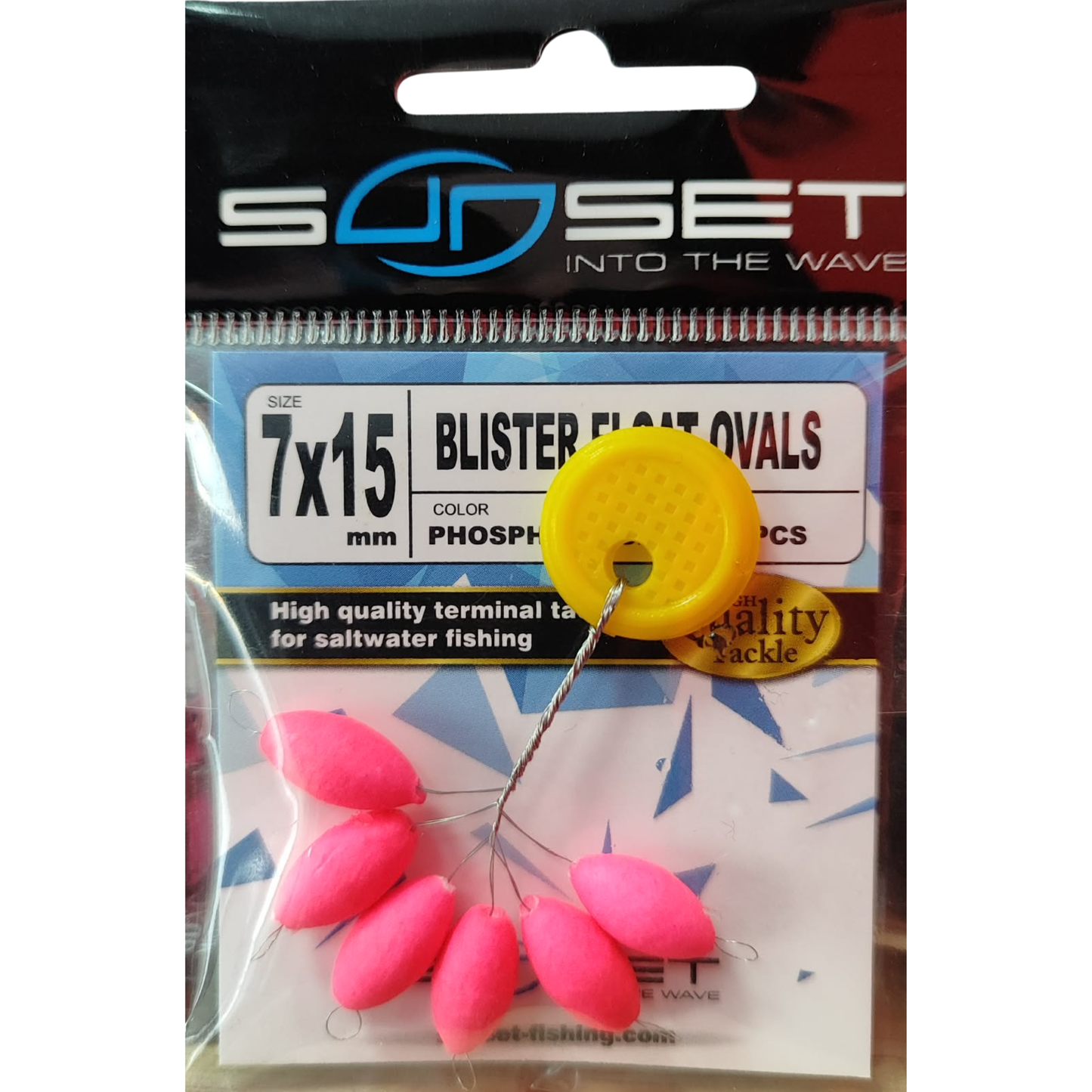 SUNSET Blister float ovals 7x15