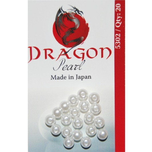 DRAGON Χάντρες 5302 6mm White